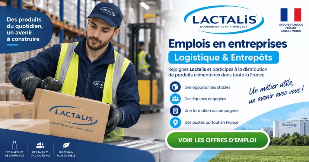Emplois en entreprises : logistique & entrepôts